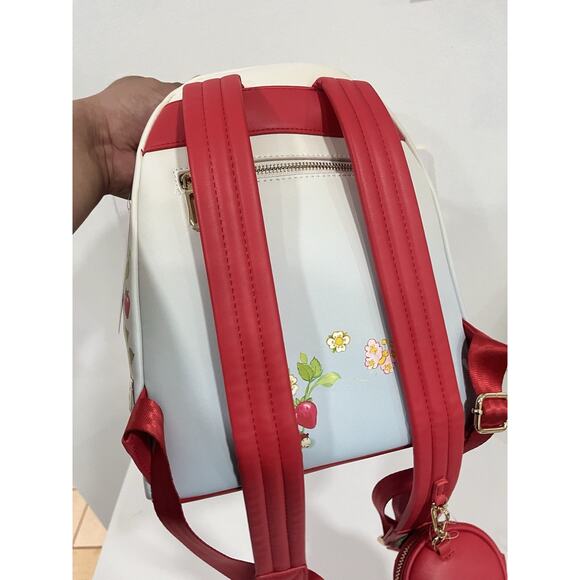 New Garden Strawberry Shortcake Boxed Lunch Exclusive Mini Backpack w Coin Purse - Picture 12 of 15